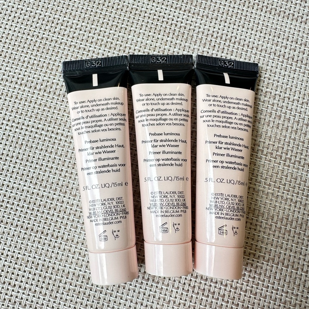Estée Lauder Futurist Aqua Brilliance Watery Glow Primer 0.5oz/15 ml set of 3 - Picture 2 of 2